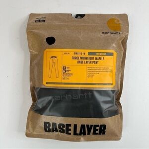 Carhartt Mens NEW Force Midweight Waffle Base Layer Pant Size XXXL Tall Black